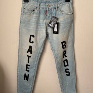 DSQUARED2 Light Blue Denim Jeans